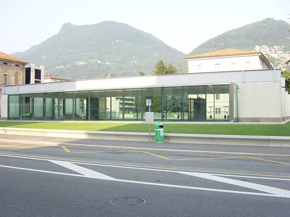 Toiture de la salle polyvalente de l’Université de la Suisse italienne à Lugano, 1999-2002, arch ...